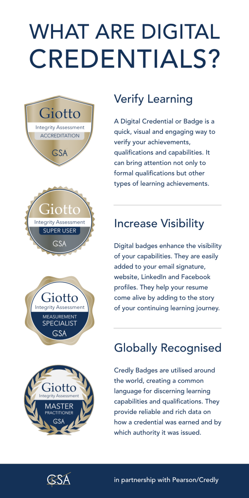 What are digital credentials? They verify learning and increase visibility and are globally recognised.